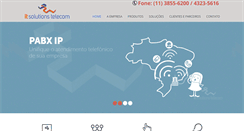 Desktop Screenshot of itsolutionstelecom.com.br