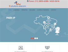 Tablet Screenshot of itsolutionstelecom.com.br